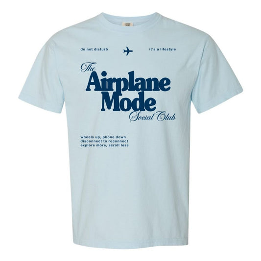 'Airplane Mode Social Club' T-Shirt - themonogram manor 