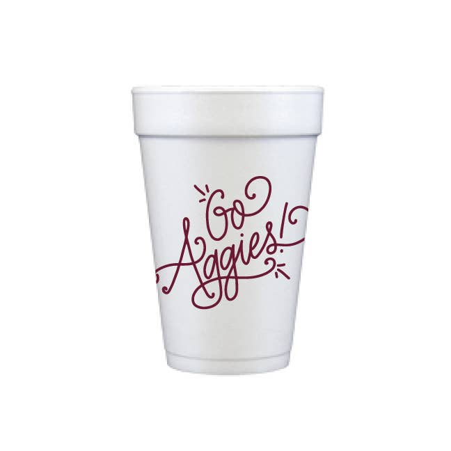 Go Aggies! | Game Day Cups & Napkins (All) - themonogram manor 