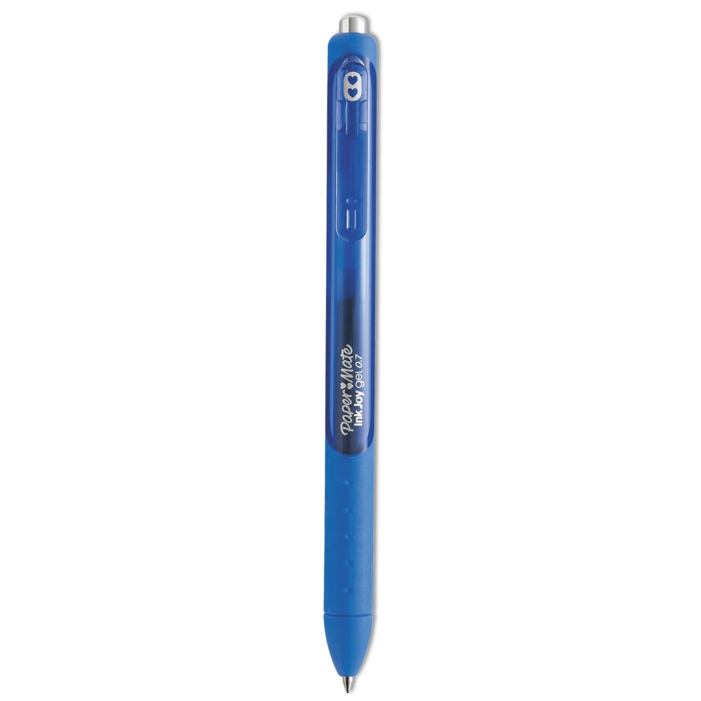 Paper Mate InkJoy Gel Pen, Retractable, Medium 0.7 mm, Blue Ink, Blue Barrel, Dozen - themonogram manor 