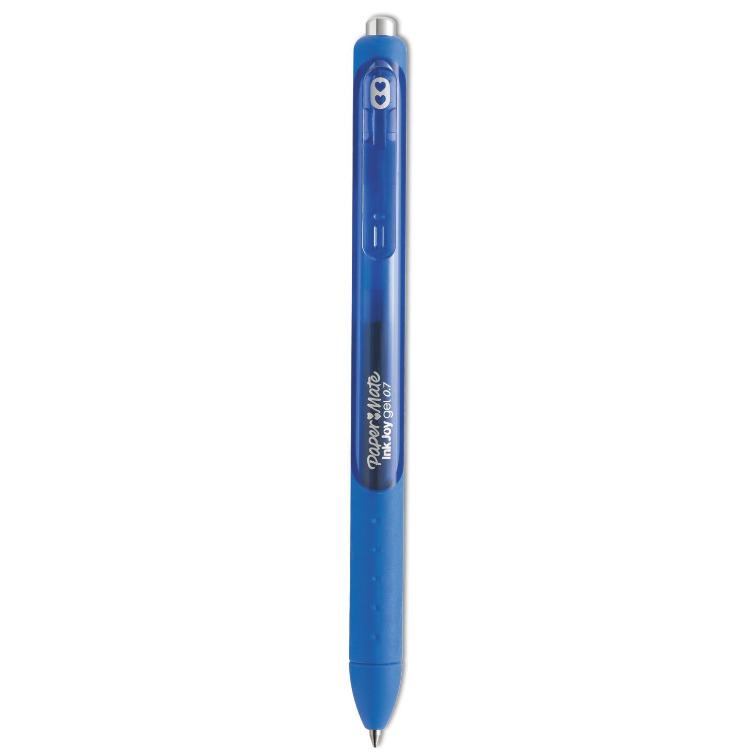 Paper Mate InkJoy Gel Pen, Retractable, Medium 0.7 mm, Blue Ink, Blue Barrel, Dozen - themonogram manor 