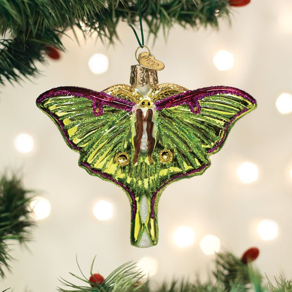 Luna Moth Ornament - themonogram manor 