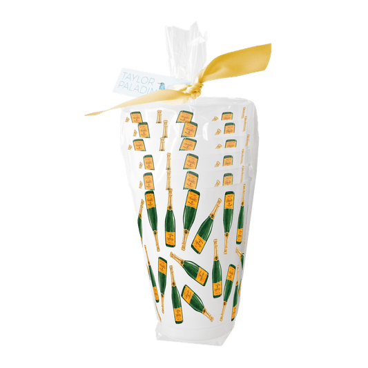 Champagne Pattern Frosted Cup - themonogram manor 