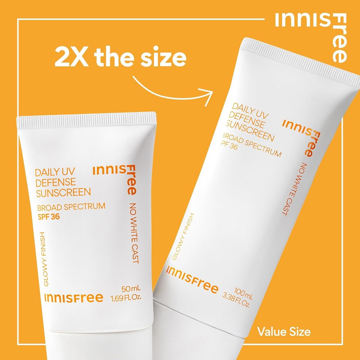 Daily UV Defense Sunscreen Broad Spectrum SPF 36, Invisible Korean Sunscreen for Face with No White Cast - themonogram manor 