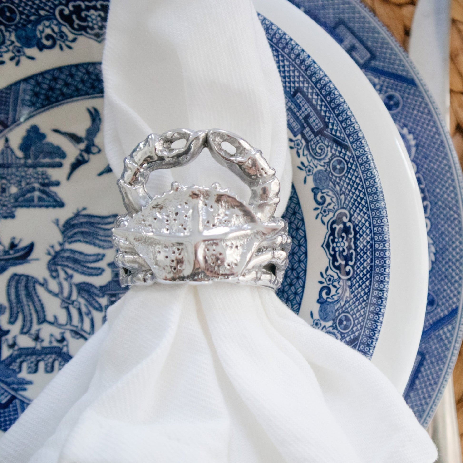 Crab Napkin Rings - set of 4 - themonogram manor 