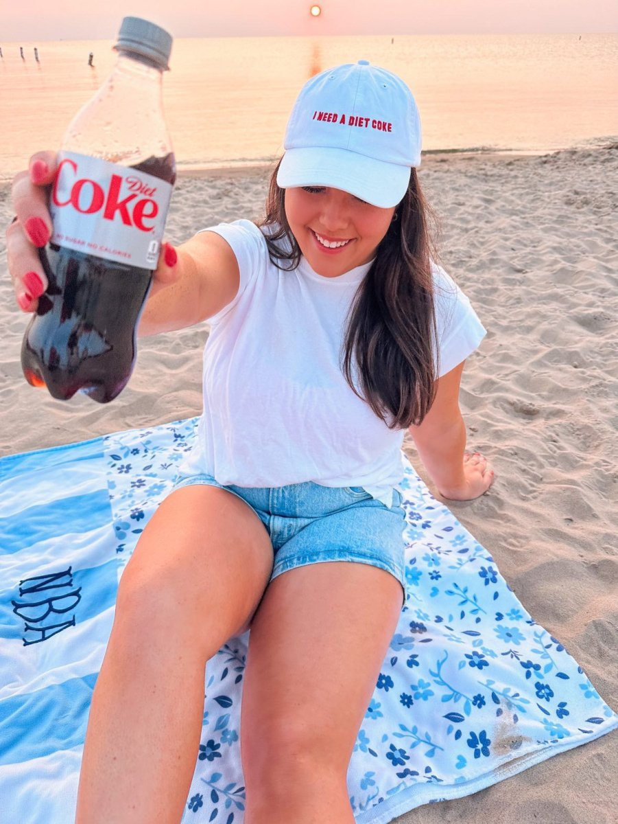 'I Need A Diet Coke' Baseball Hat - themonogram manor 