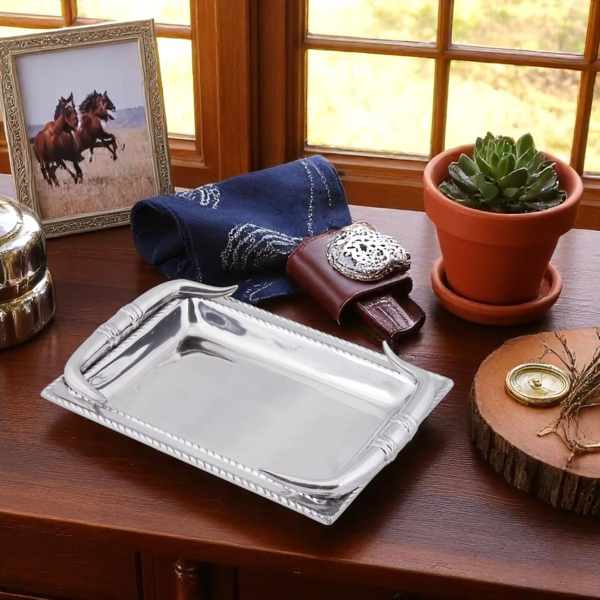 Longhorn Catch All - themonogram manor 