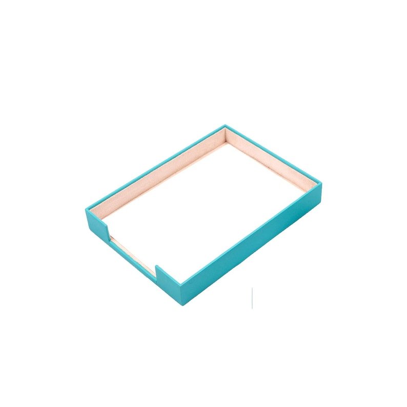 MOOG Leather Single Document Tray - themonogram manor 