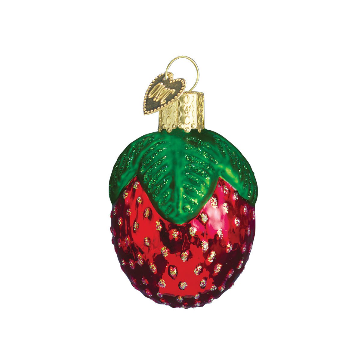 Sparkling Strawberry Ornament - #themonogram manor #