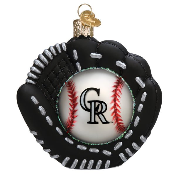 Rockies Baseball Mitt Ornament - #themonogram manor #