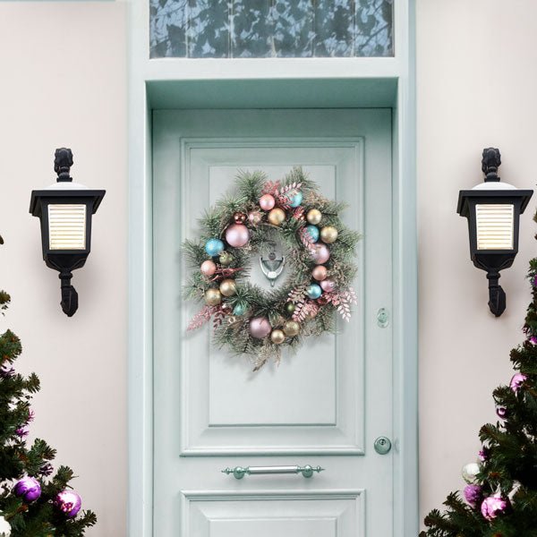 24" Touch of Whimsy Pastel Wreath - themonogram manor 