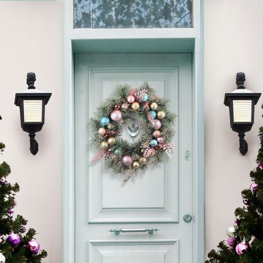 24" Touch of Whimsy Pastel Wreath - themonogram manor 