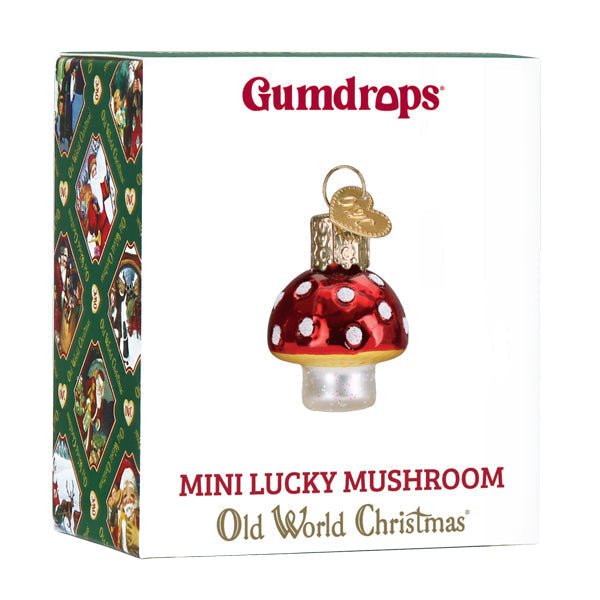 Mini Lucky Mushroom Ornament - #themonogram manor #