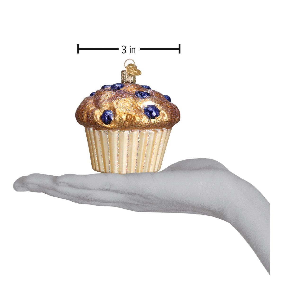 Blueberry Muffin Ornament - themonogram manor 