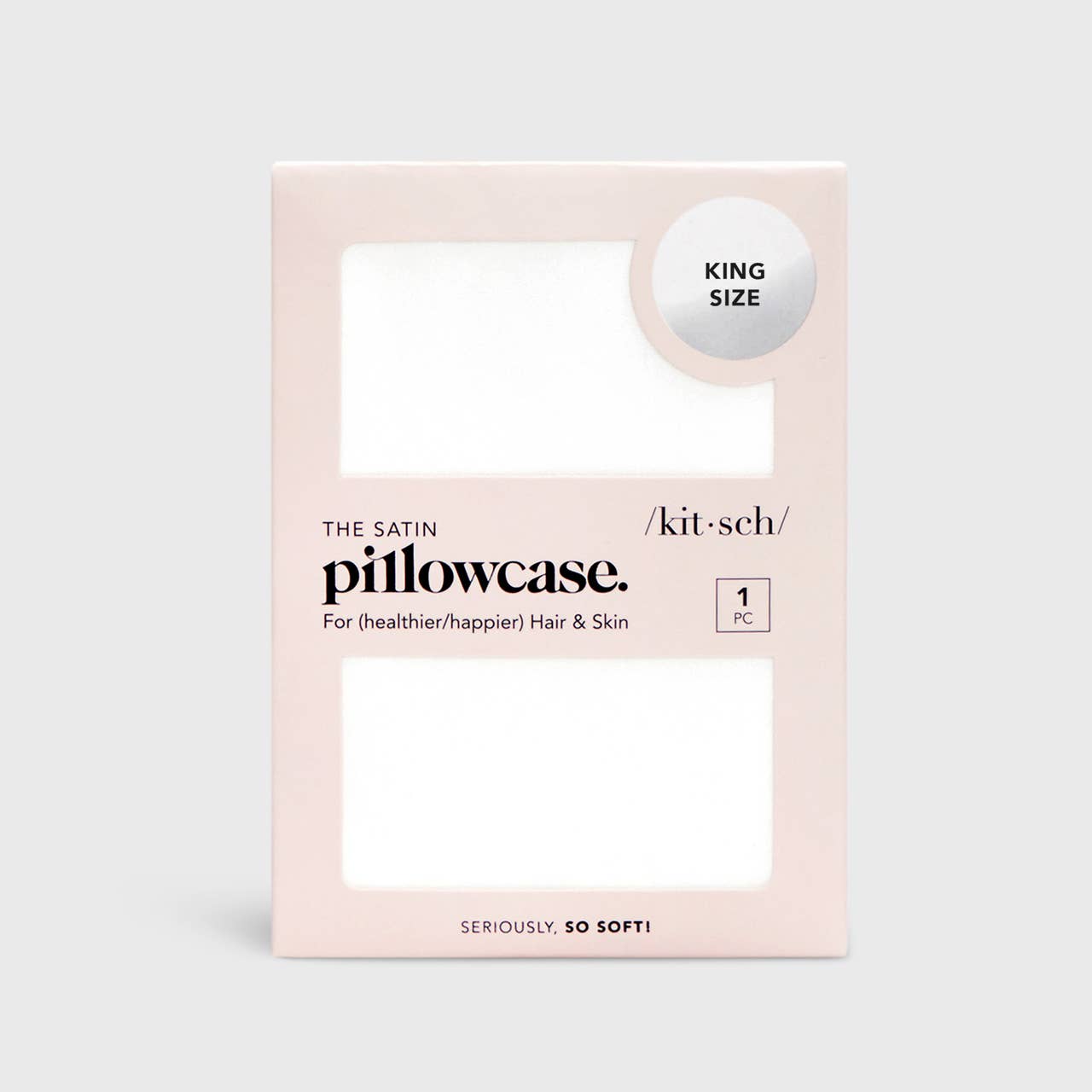 Satin Pillowcase King - Ivory - themonogram manor 