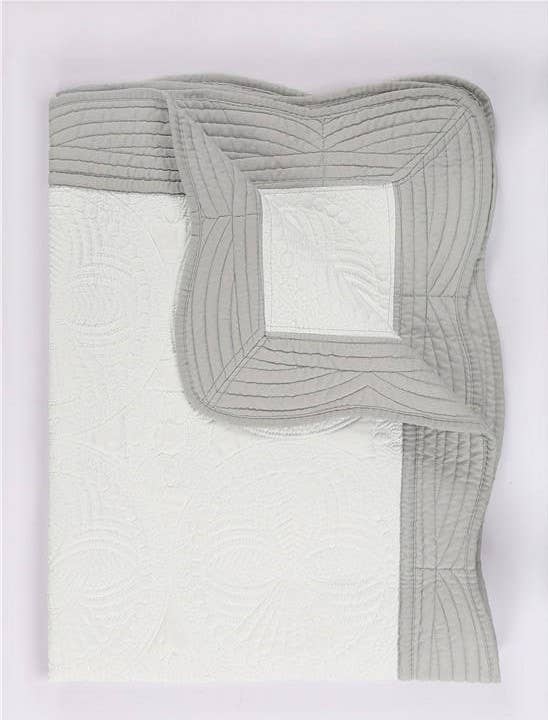 Heirloom Quilt - Baby Quilt Blanket Monogram - themonogram manor 