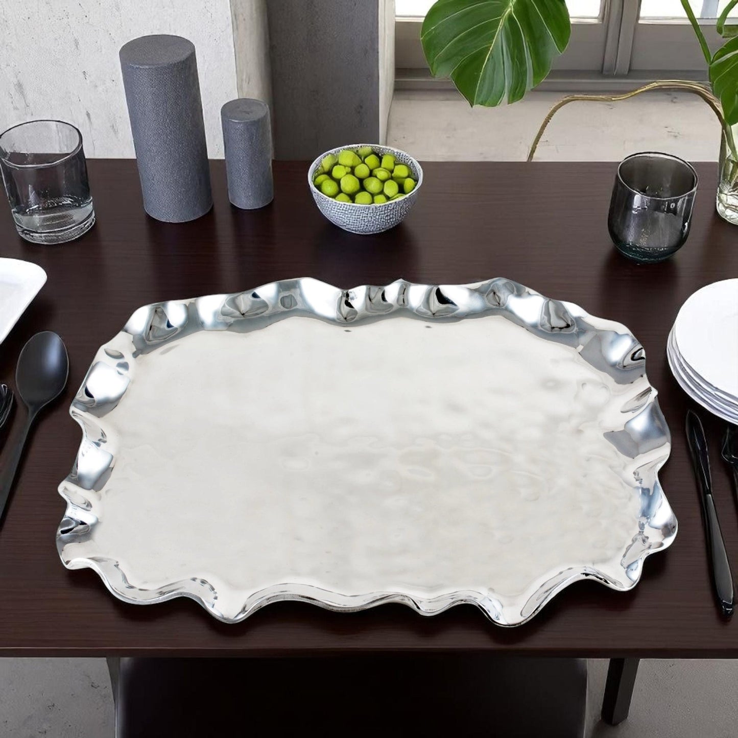 Carmel Rectangle Serving Tray - themonogram manor 
