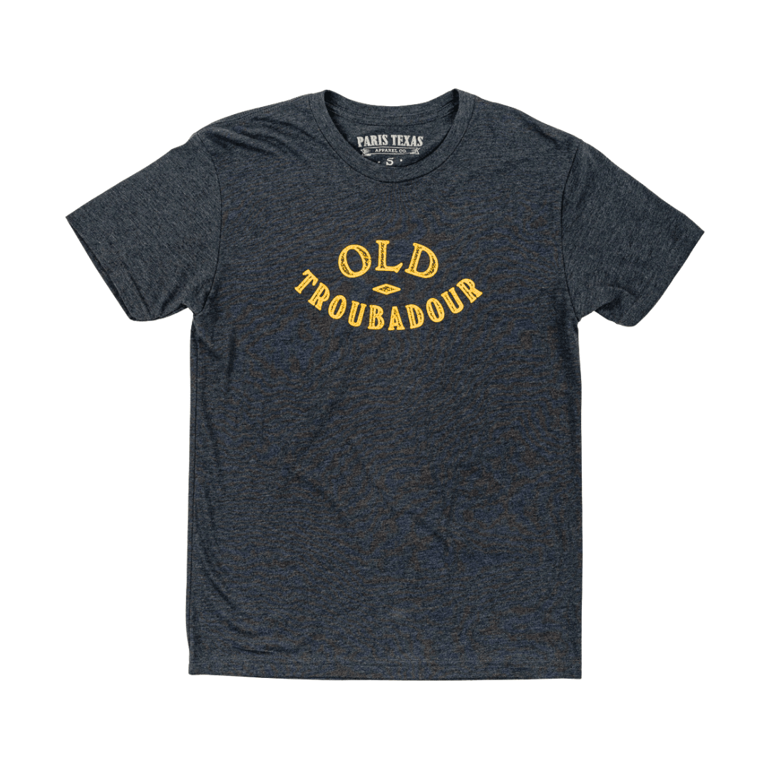 Old Troubadour T-Shirt - Charcoal - themonogram manor 