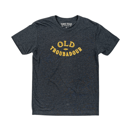 Old Troubadour T-Shirt - Charcoal - themonogram manor 