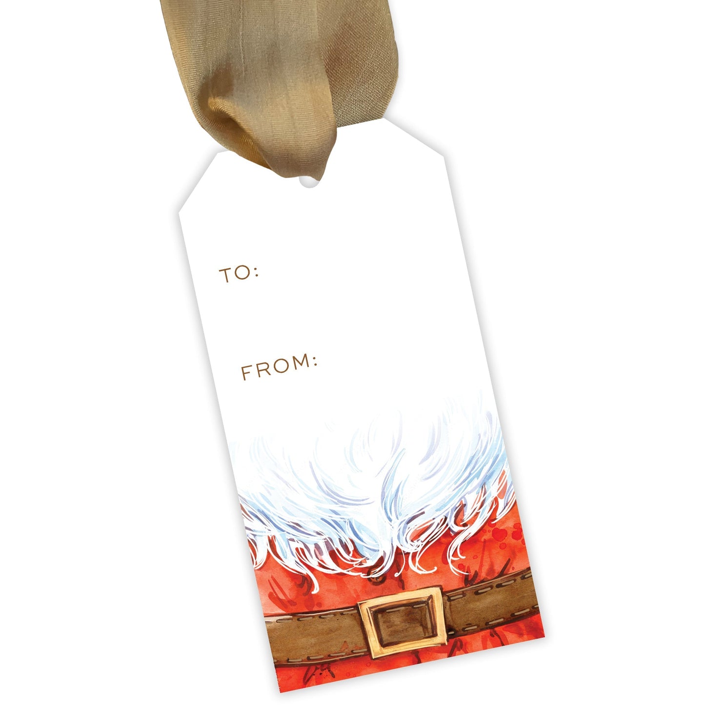 santa claus fill - in gift tag - themonogram manor 