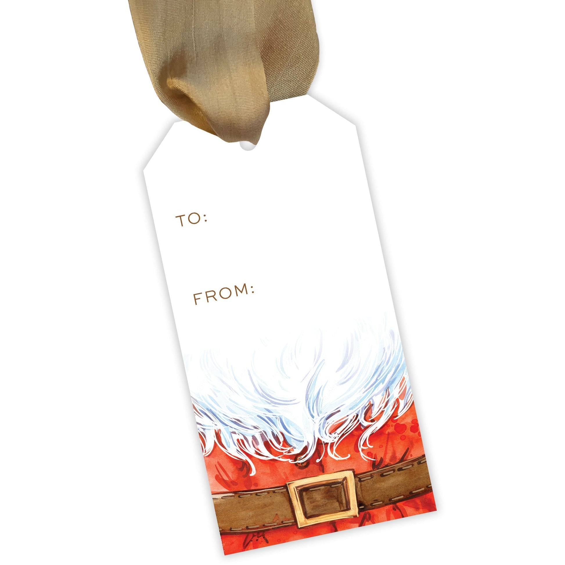 santa claus fill - in gift tag - themonogram manor 