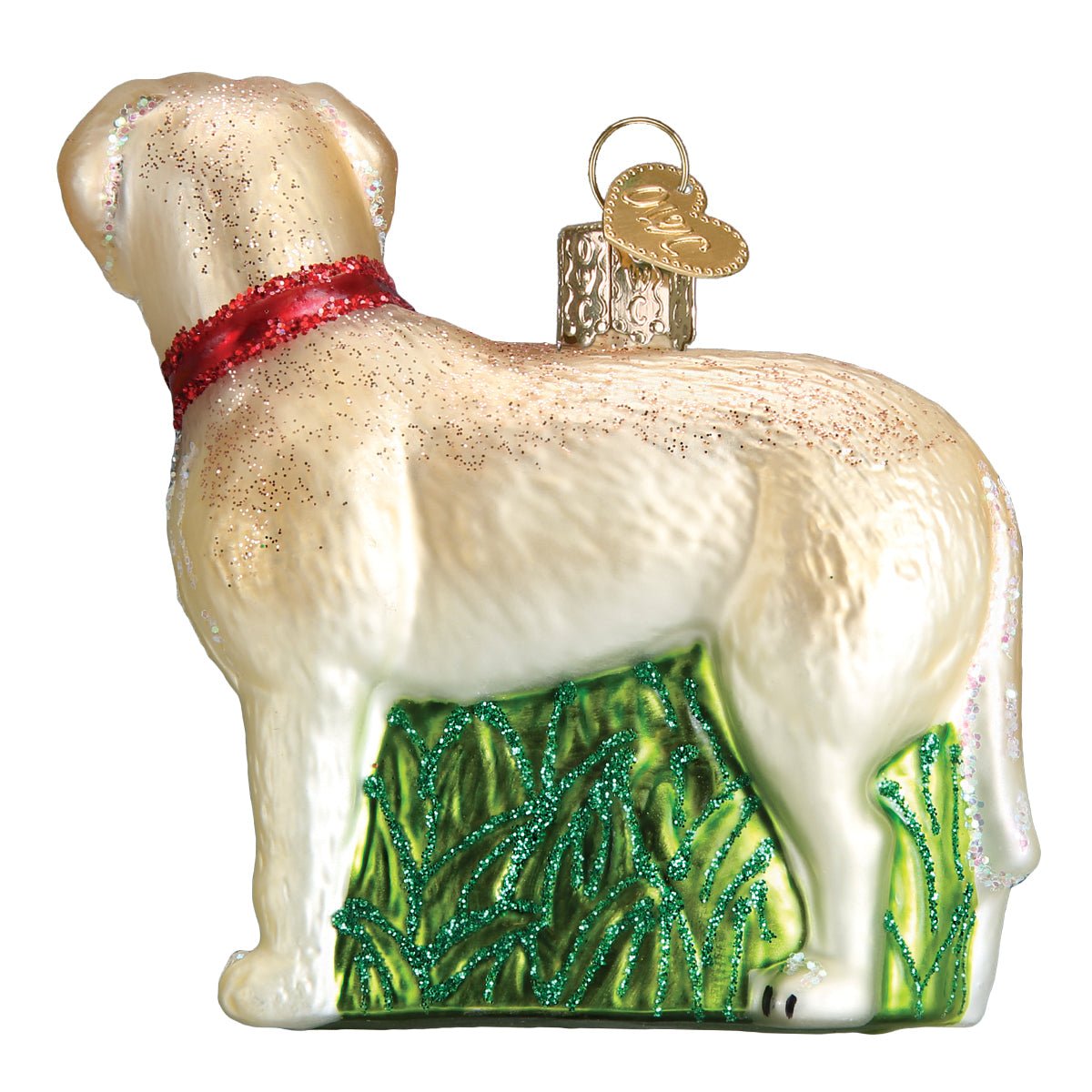 Standing Yellow Lab Ornament - themonogram manor 
