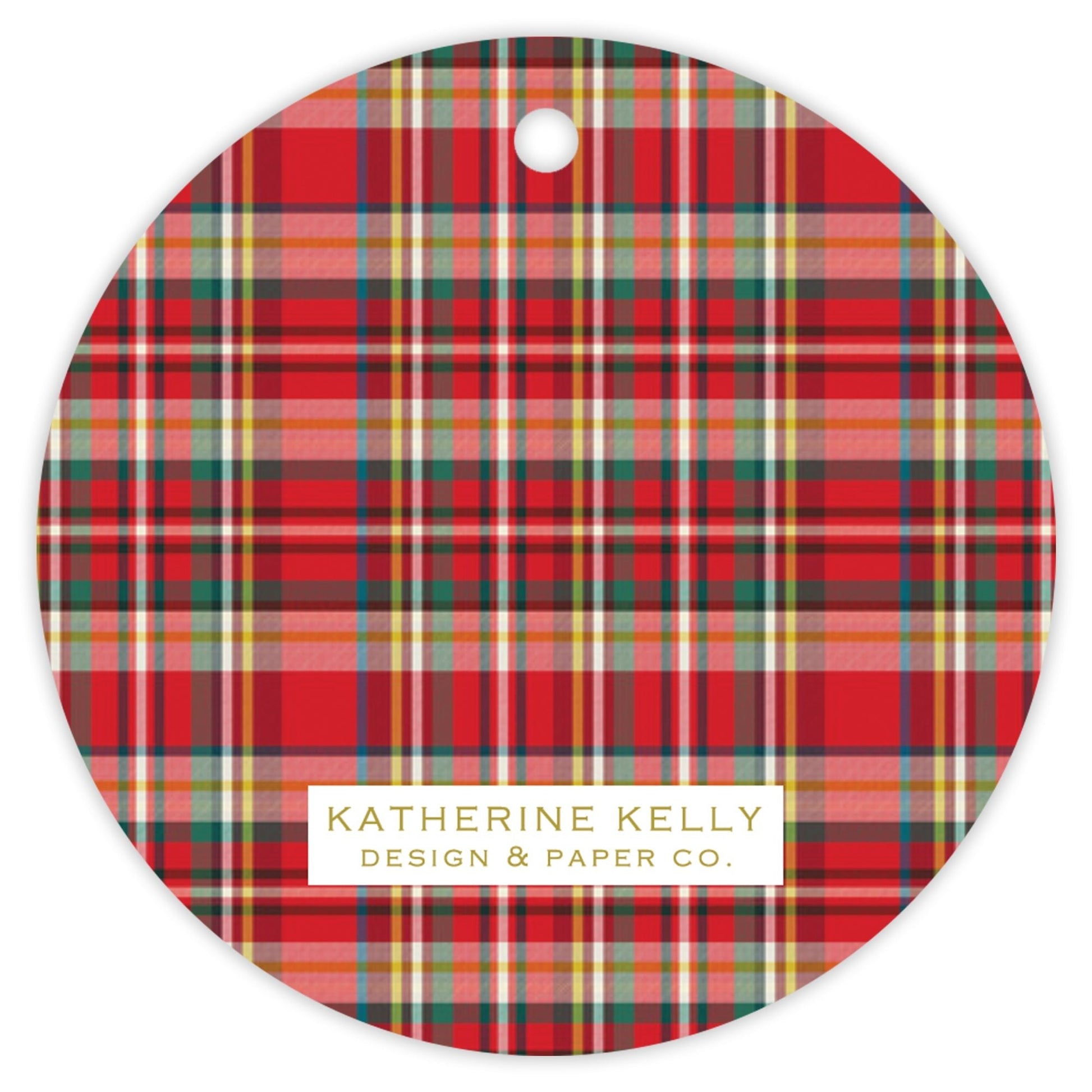 nutcracker fill - in round gift tag - themonogram manor 