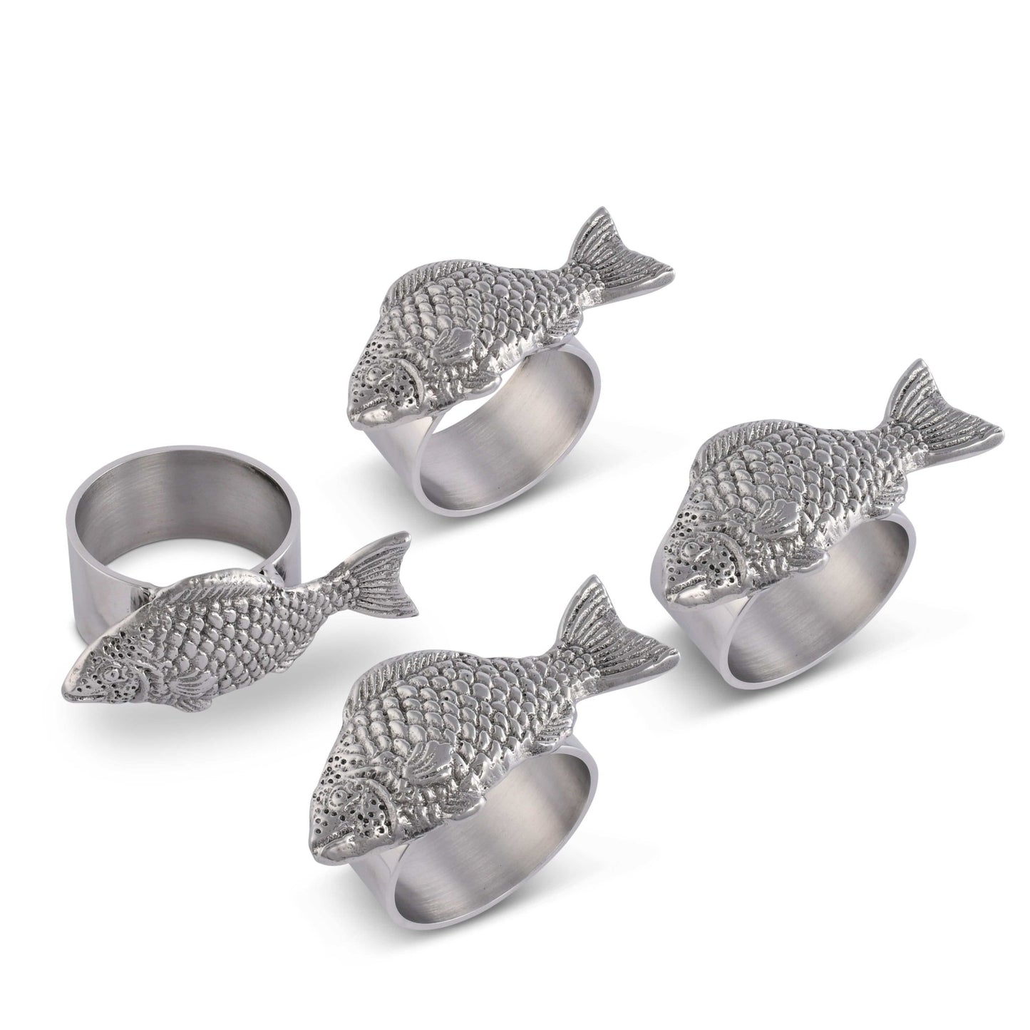 Fish Napkin Rings - set of 4 - themonogram manor 