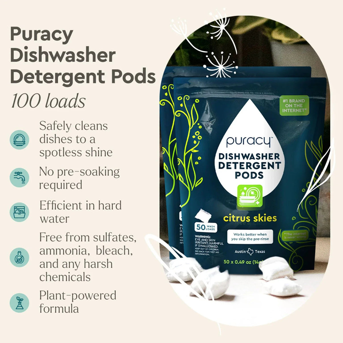 Dishwasher Detergent Pods - themonogram manor 