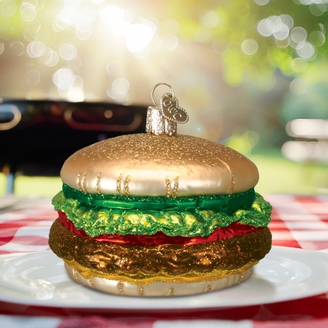 Cheeseburger Ornament - #themonogram manor #