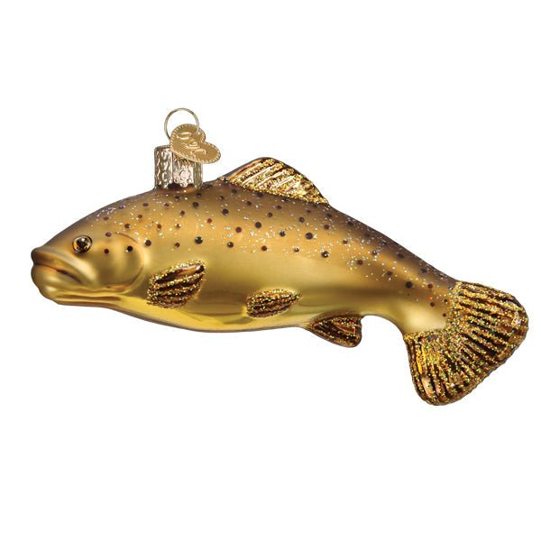 Brown Trout Ornament - themonogram manor 