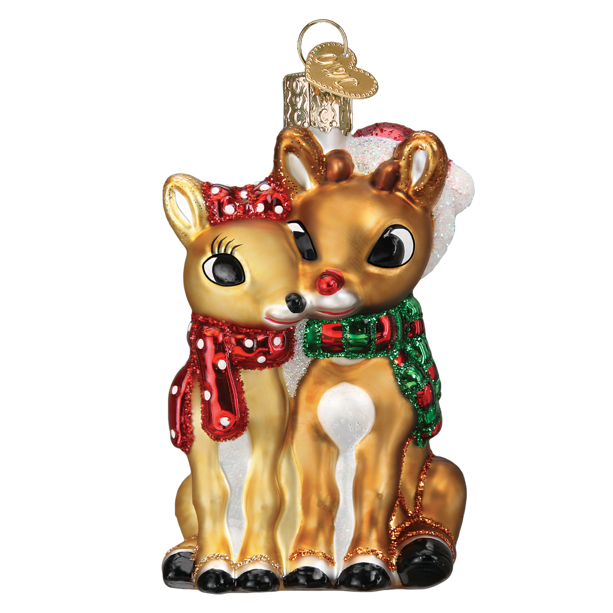Rudolph® And Clarice™ Ornament - themonogram manor 