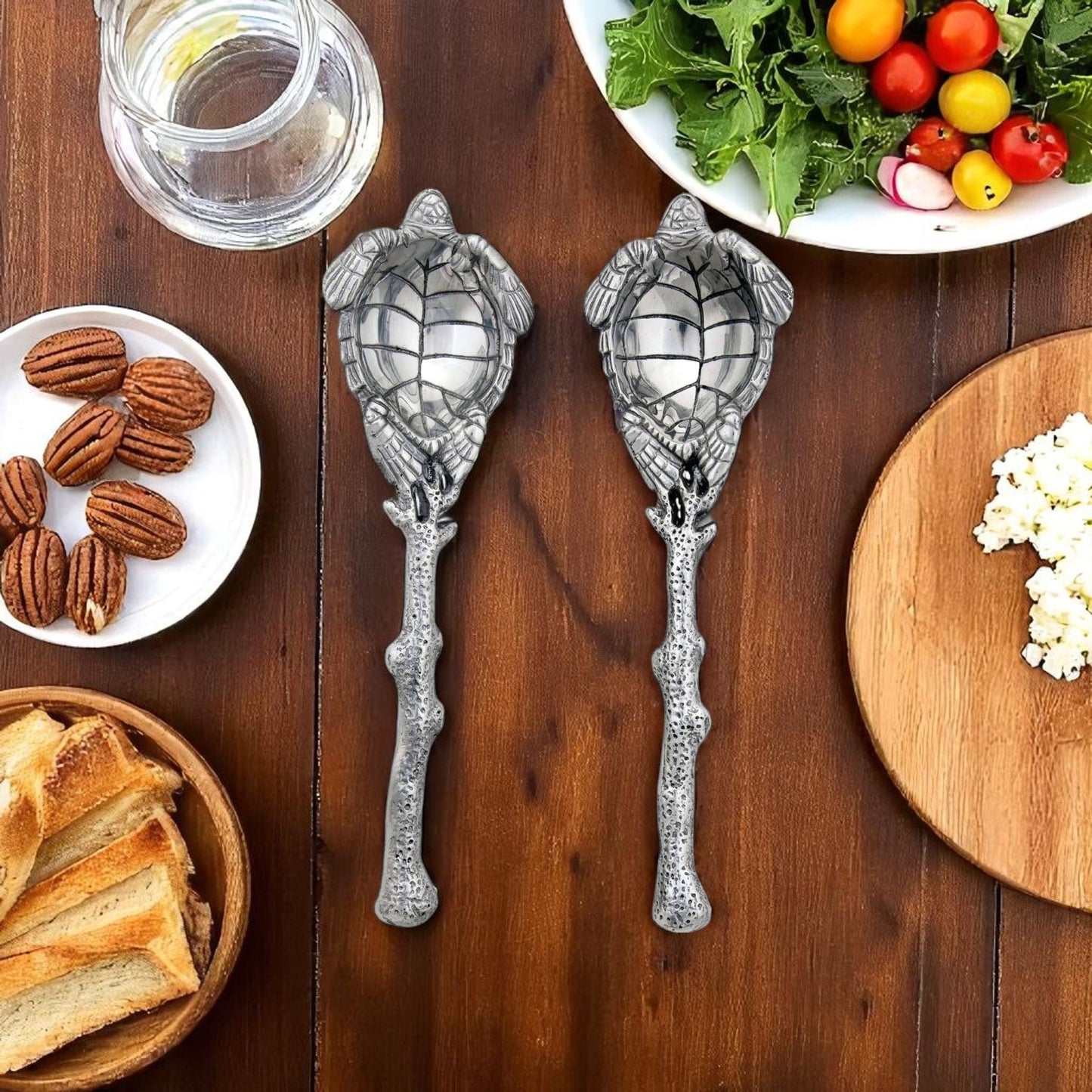 Sea Turtle Salad Servers - themonogram manor 