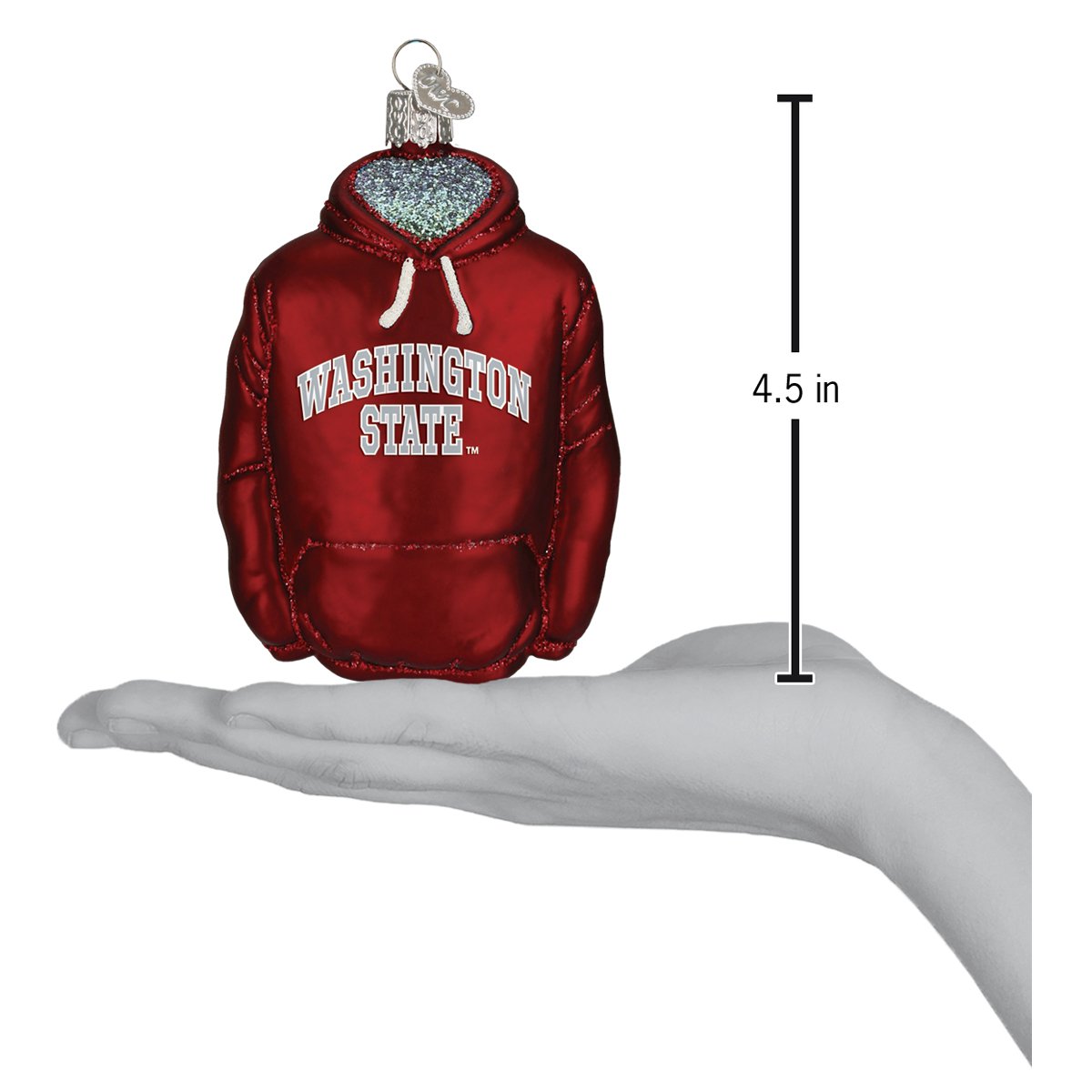 WSU Hoodie Ornament - themonogram manor 