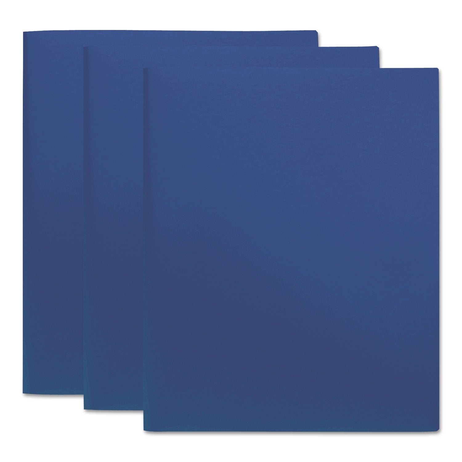 Universal Two - Pocket Plastic Folders, 100 - Sheet Capacity, 11 x 8.5, Royal Blue, 10/Pack - themonogram manor 