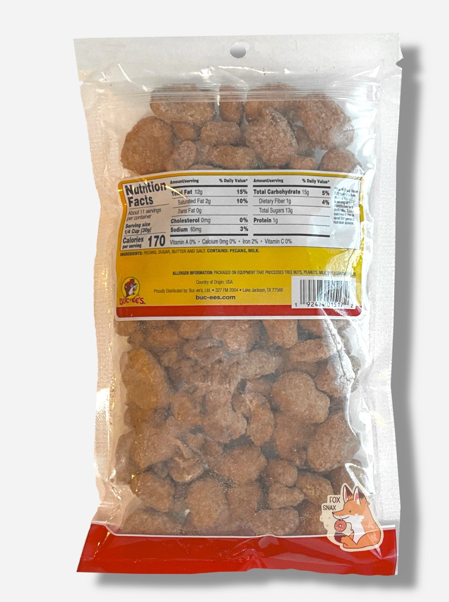 Buc - ee's Butter Toffee Pecans - themonogram manor 