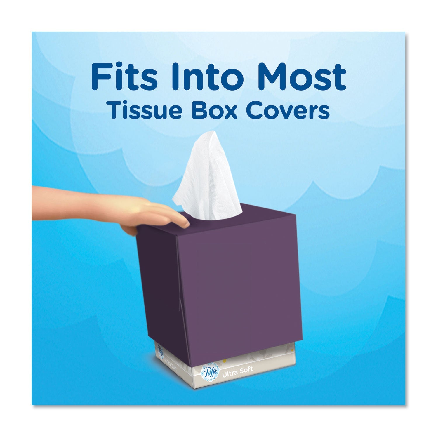 Puffs Ultra Soft Facial Tissue, 2 - Ply, White, 56 Sheets/Box, 4 Boxes/Pack, 6 Packs/Carton - themonogram manor 