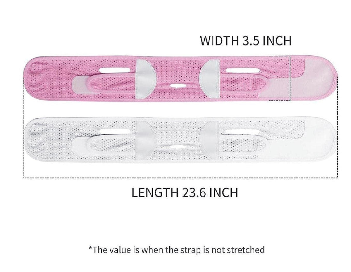 SLIM FACE SLIMMING BAND FACIAL BELT DOUBLE CHIN REDUCER V LINE FACE LIFT anti SNORE WRINKLE FACE BANDAGE DOUBLE CHIN STRAP SAGGING FACE CONTOUR JAWLINE TIGHTEN STRAP 1PK - themonogram manor 