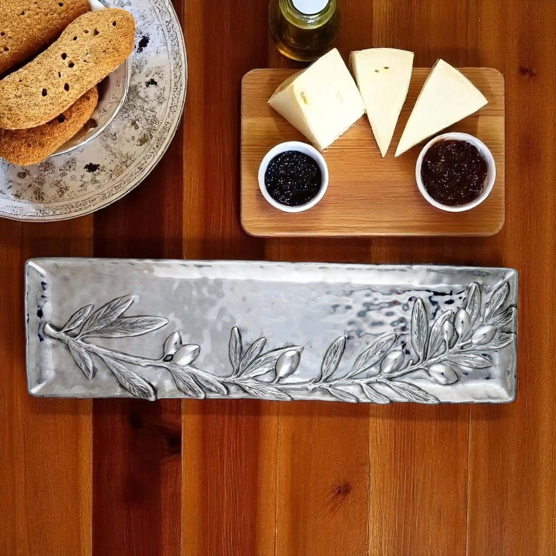 Olive Oblong Tray - themonogram manor 