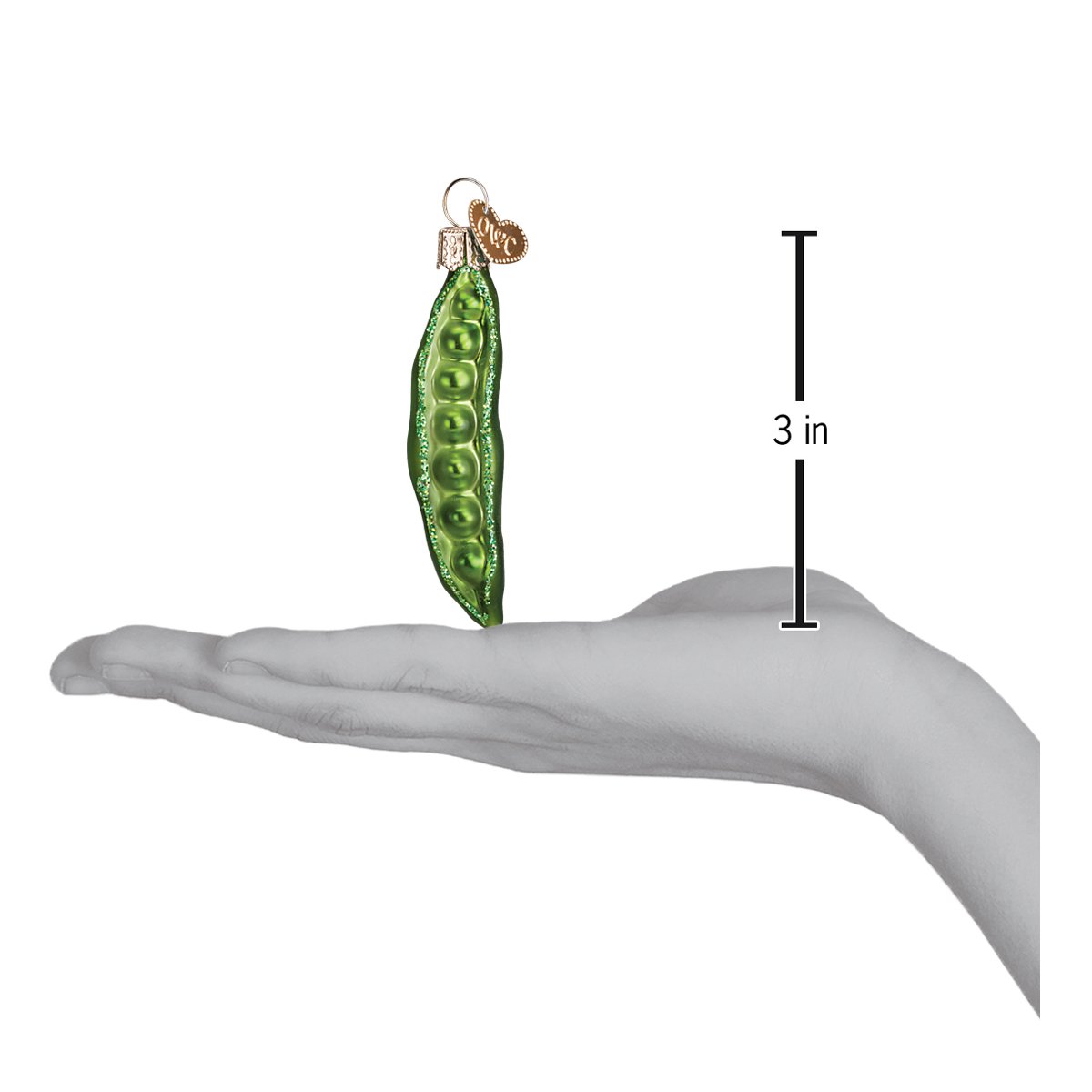 Peapod Ornament - #themonogram manor #