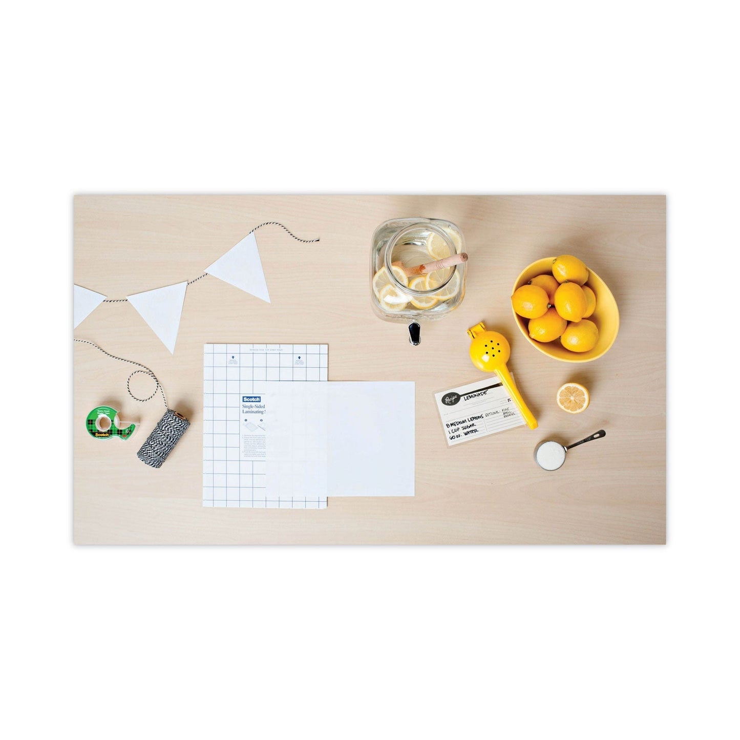 Scotch Self - Sealing Laminating Sheets, 6 mil, 9.06" x 11.63", Gloss Clear, 10/Pack - themonogram manor 