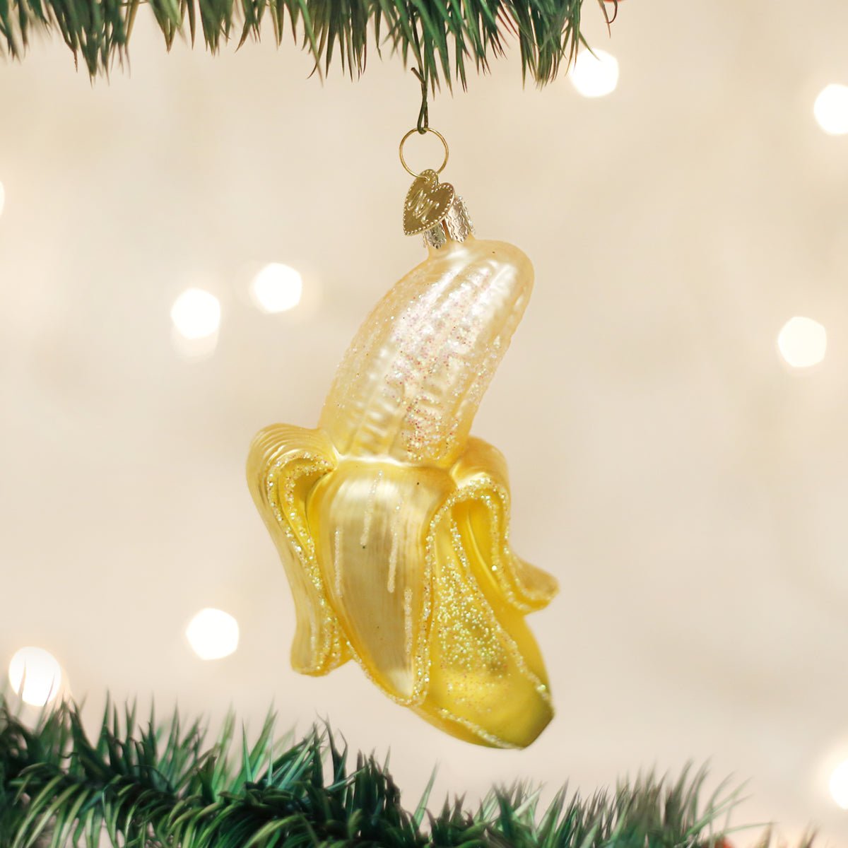 Peeled Banana Ornament - #themonogram manor #