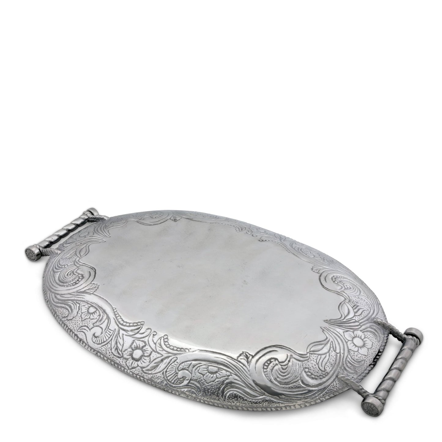 Western Leather Serving Tray - themonogram manor 