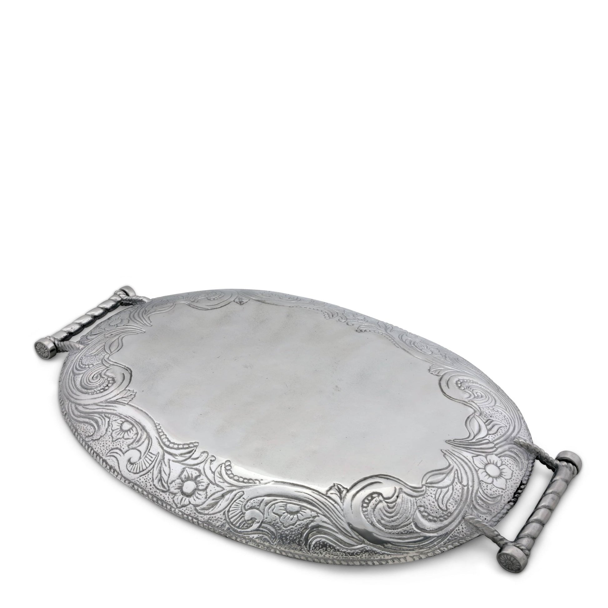 Western Leather Serving Tray - themonogram manor 