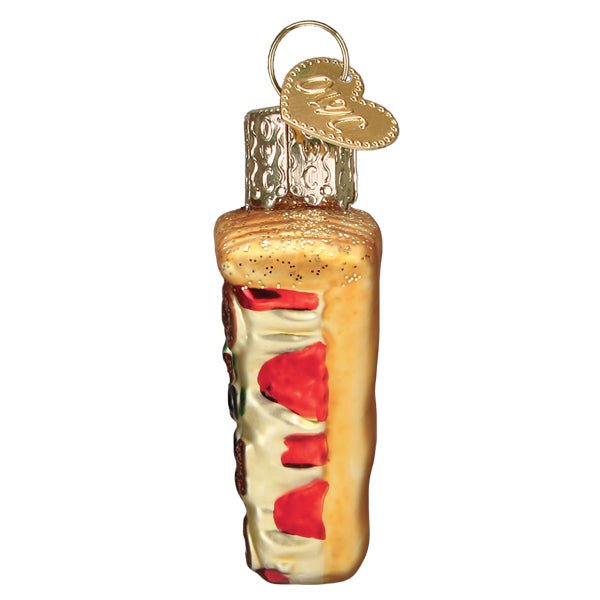 Mini Pizza Slice Ornament - themonogram manor 