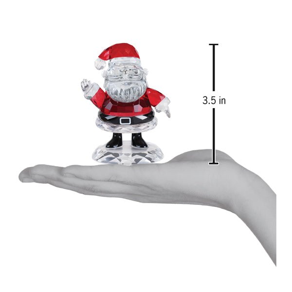 Santa Claus Crystal Figurine - themonogram manor 