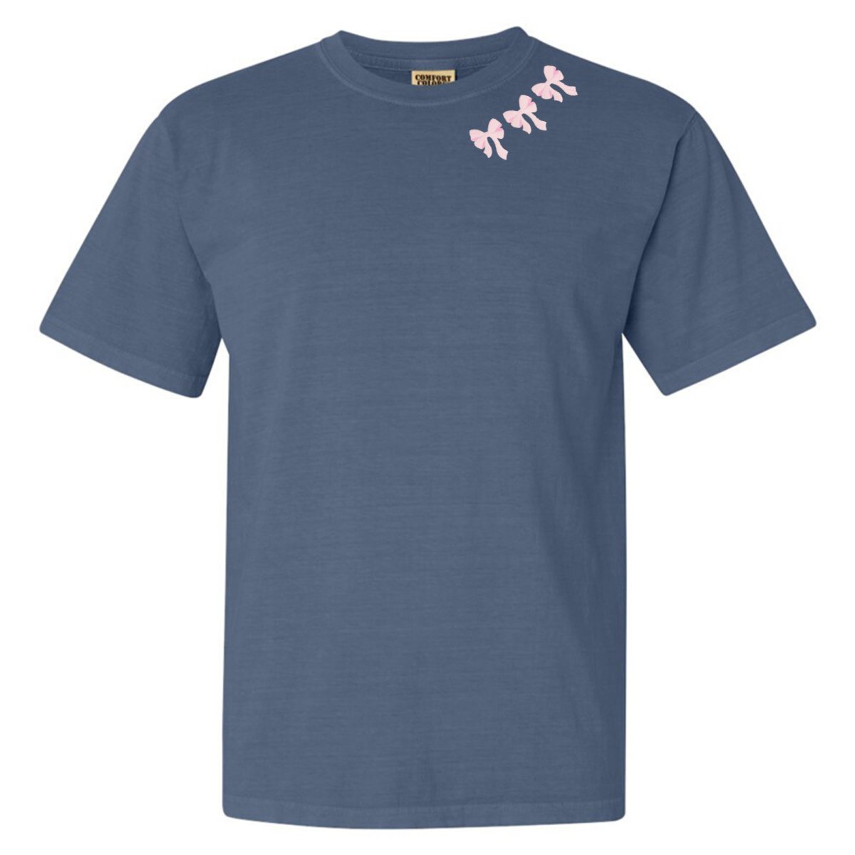 Embroidered 'Bow Collar' T-Shirt - themonogram manor 