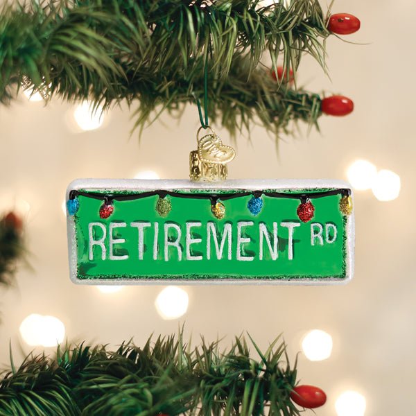 Happy Retirement Ornament - #themonogram manor #