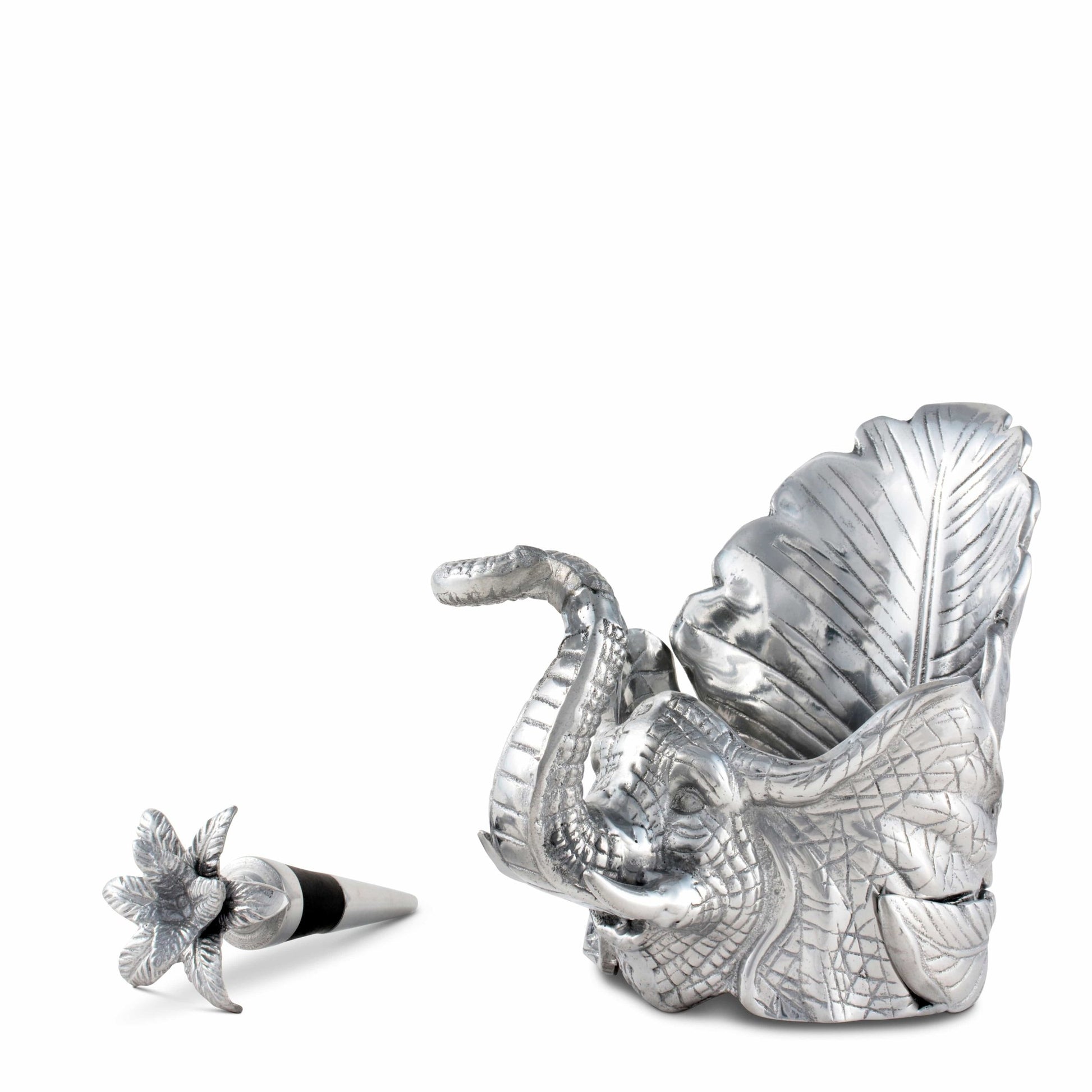 Elephant Wine Coaster and Stopper Set - themonogram manor 