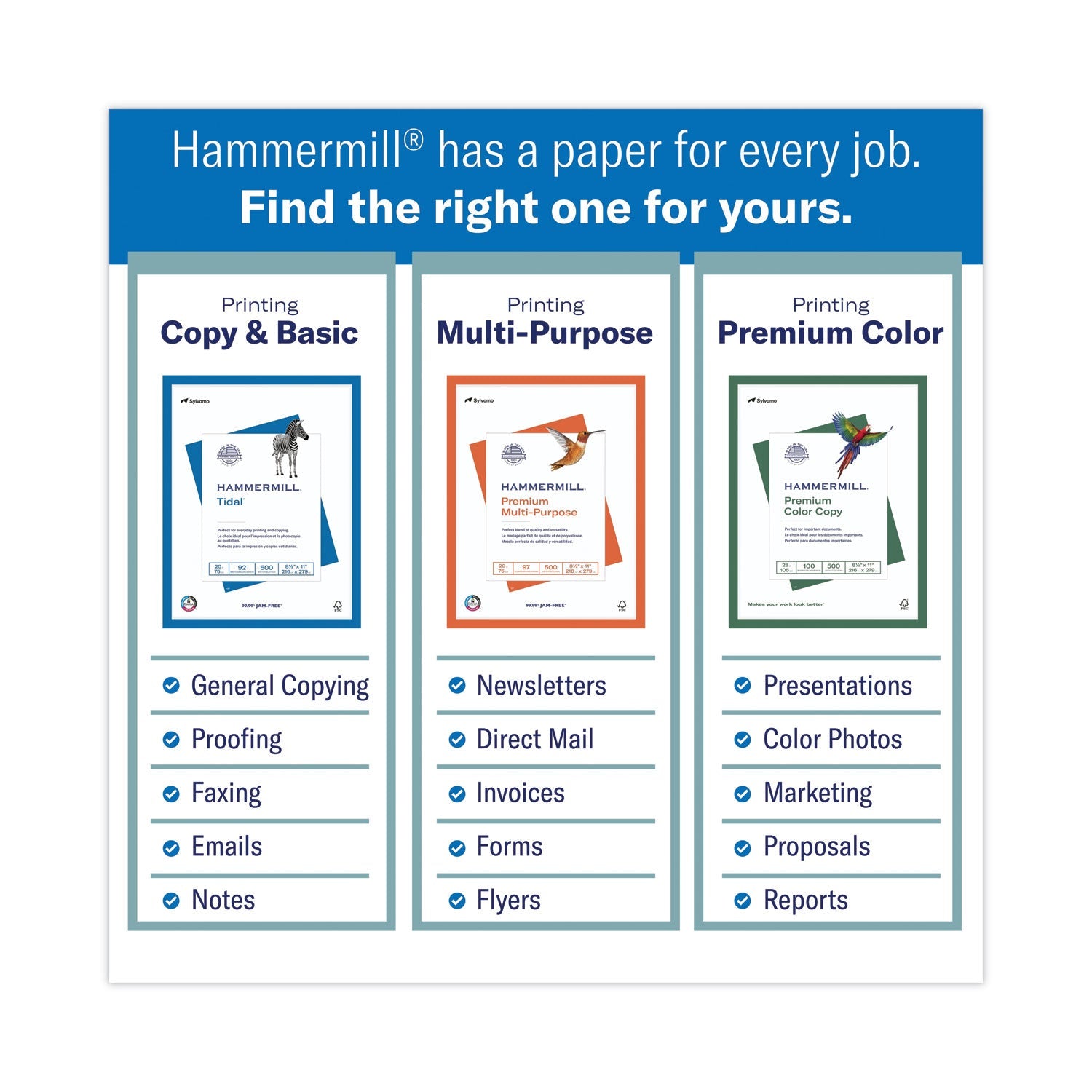Hammermill Premium Color Copy Cover, 100 Bright, 100 lb Cover Weight, 8.5 x 11, 250 Sheets/Pack, 6 Packs/Carton - themonogram manor 