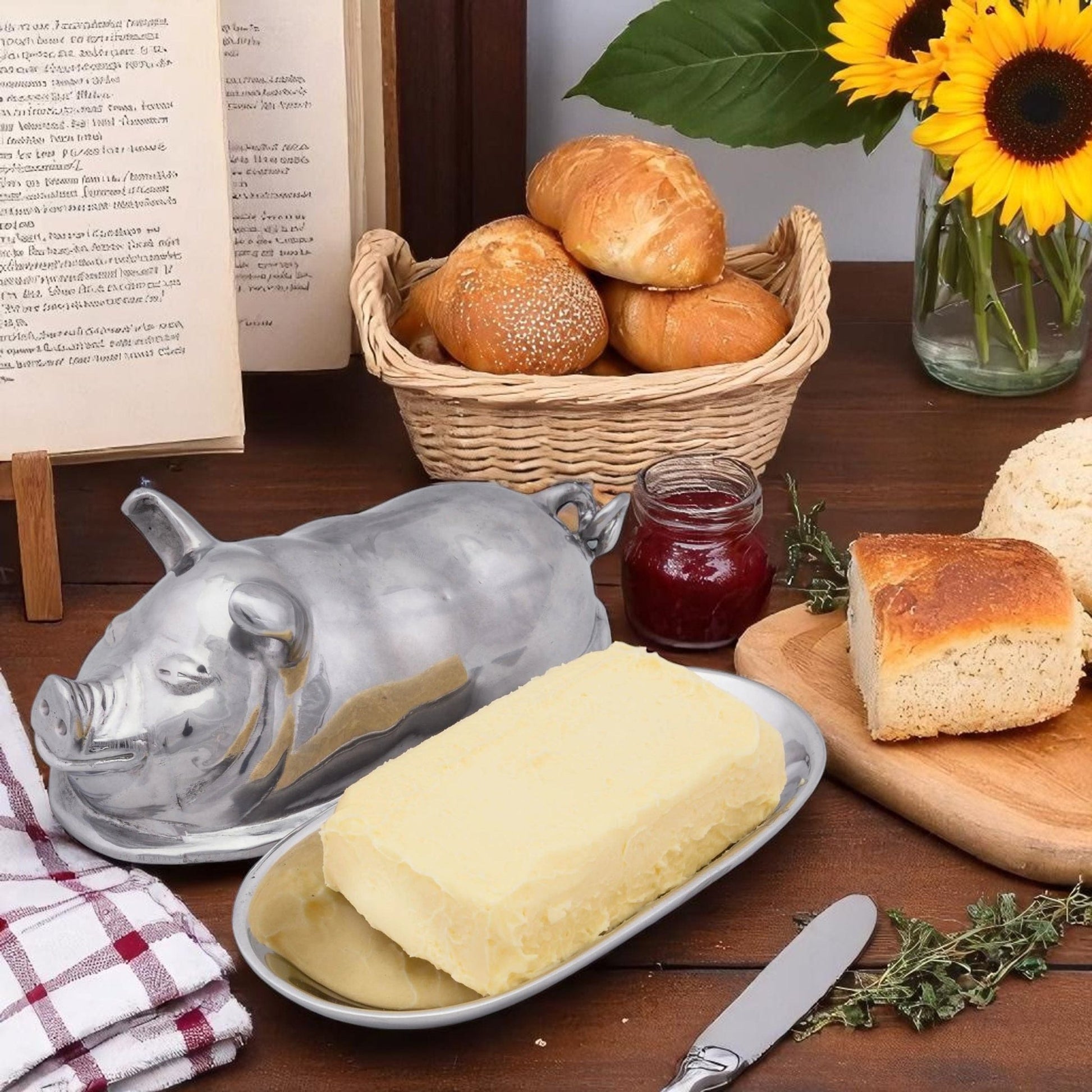 Pig Butter Dish - themonogram manor 